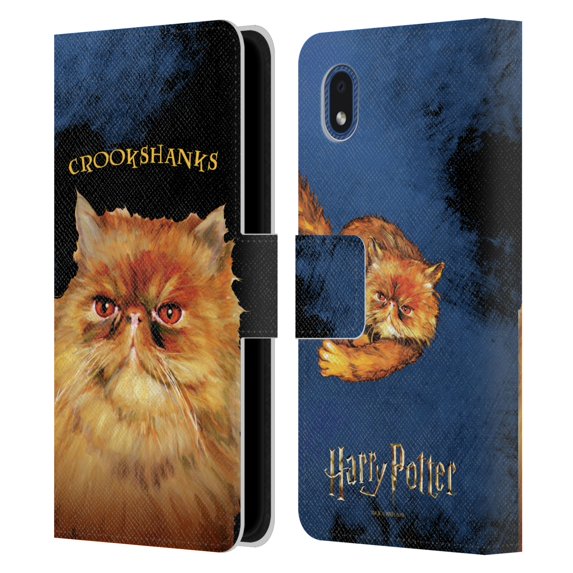 Head Case Designs Officially Licensed Harry Potter Prisoner Of Azkaban II Crookshanks Leather Book Wallet Case Cover Compatible with Samsung Galaxy A01 Core (2020)