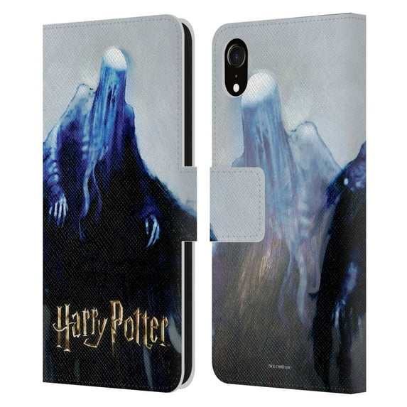 Head Case Designs Officially Licensed Harry Potter Prisoner Of Azkaban II Dementor Leather Book Wallet Case Cover Compatible with Apple iPhone XR