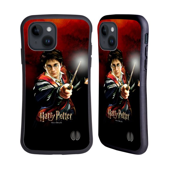Head Case Designs Officially Licensed Harry Potter Prisoner Of Azkaban II Harry Portrait Hybrid Case Compatible with Apple iPhone 15