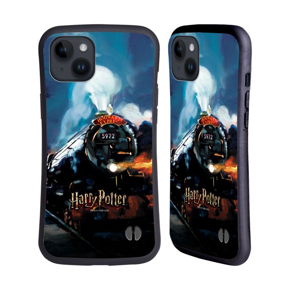 Head Case Designs Officially Licensed Harry Potter Prisoner Of Azkaban II Hogwarts Express Hybrid Case Compatible with Apple iPhone 15 Plus