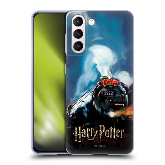 Head Case Designs Officially Licensed Harry Potter Prisoner Of Azkaban II Hogwarts Express Soft Gel Case Compatible with Samsung Galaxy S21 5G
