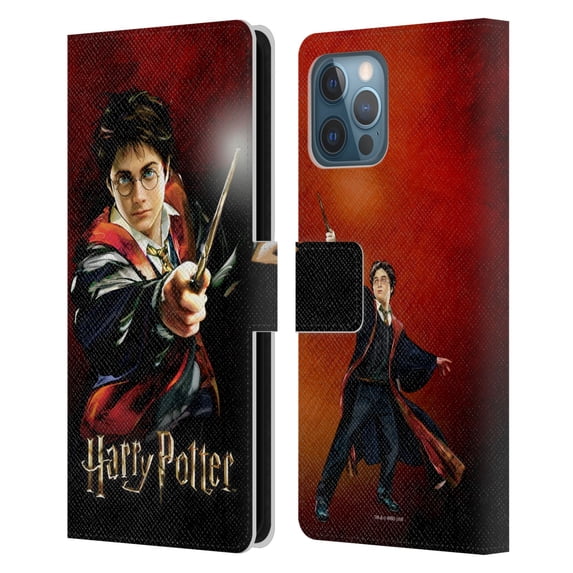 Head Case Designs Officially Licensed Harry Potter Prisoner Of Azkaban II Harry Portrait Leather Book Wallet Case Cover Compatible with Apple iPhone 12 Pro Max
