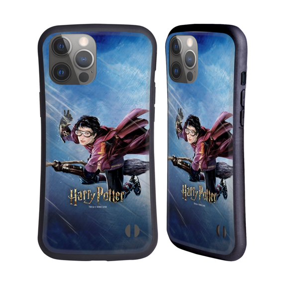 Head Case Designs Officially Licensed Harry Potter Prisoner Of Azkaban II Quidditch 1 Hybrid Case Compatible with Apple iPhone 14 Pro Max