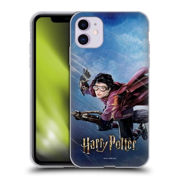 Head Case Designs Officially Licensed Harry Potter Prisoner Of Azkaban II Quidditch 1 Soft Gel Case Compatible with Apple iPhone 11