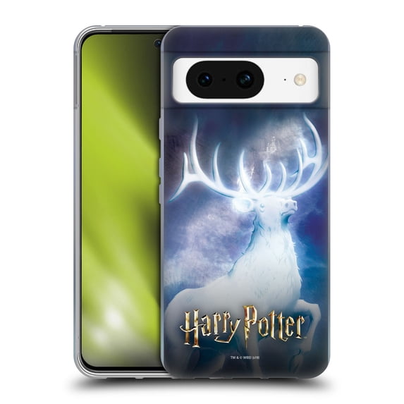 Head Case Designs Officially Licensed Harry Potter Prisoner Of Azkaban II Stag Patronus Soft Gel Case Compatible with Google Pixel 8