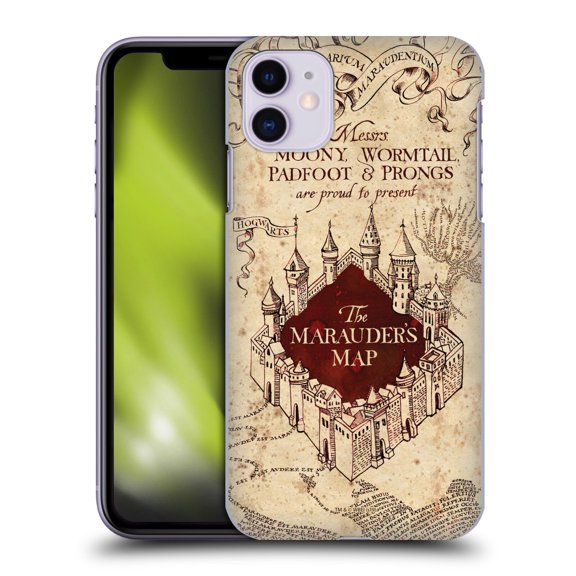 Head Case Designs Officially Licensed Harry Potter Prisoner Of Azkaban II The Marauder's Map Hard Back Case Compatible with Apple iPhone 11