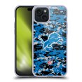 thumbnail image 1 of Head Case Designs NFL Detroit Lions Graphics Digital Camouflage Soft Gel Case for Apple iPhone 15 Plus, 1 of 7