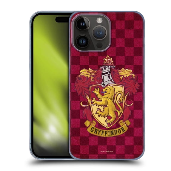 Head Case Designs Officially Licensed Harry Potter Sorcerer's Stone I Gryffindor Crest 2 Hard Back Case Compatible with Apple iPhone 15 Pro Max