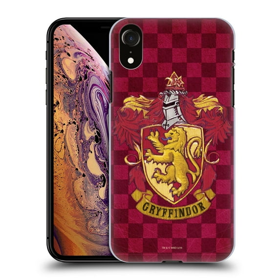 Head Case Designs Officially Licensed Harry Potter Sorcerer's Stone I Gryffindor Crest 2 Hard Back Case Compatible with Apple iPhone XR