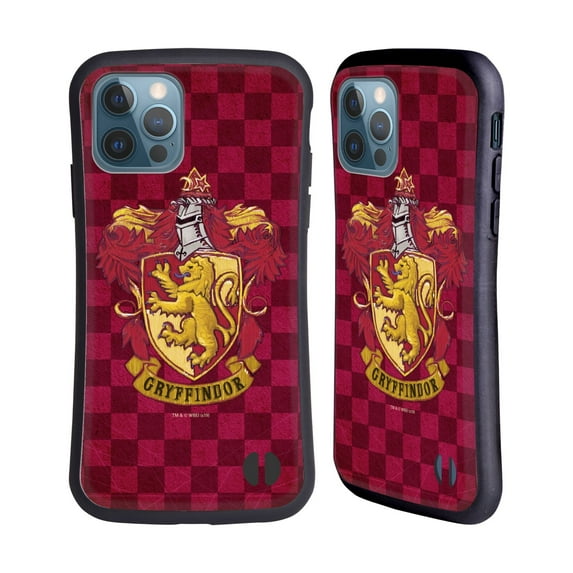 Head Case Designs Officially Licensed Harry Potter Sorcerer's Stone I Gryffindor Crest 2 Hybrid Case Compatible with Apple iPhone 12 / iPhone 12 Pro