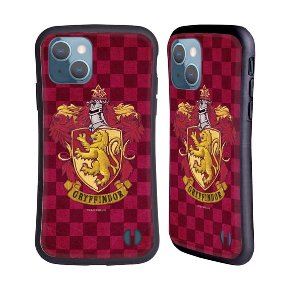 Head Case Designs Officially Licensed Harry Potter Sorcerer's Stone I Gryffindor Crest 2 Hybrid Case Compatible with Apple iPhone 13