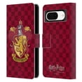 thumbnail image 1 of Head Case Designs Officially Licensed Harry Potter Sorcerer's Stone I Gryffindor Crest 2 Leather Book Wallet Case Cover Compatible with Google Pixel 8, 1 of 6