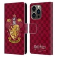 thumbnail image 1 of Head Case Designs Officially Licensed Harry Potter Sorcerer's Stone I Gryffindor Crest 2 Leather Book Wallet Case Cover Compatible with Apple iPhone 14 Pro, 1 of 6