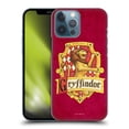 thumbnail image 1 of Head Case Designs Officially Licensed Harry Potter Sorcerer's Stone I Gryffindor Crest Hard Back Case Compatible with Apple iPhone 13 Pro Max, 1 of 7