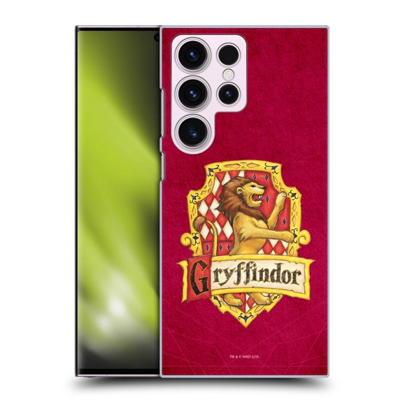 Head Case Designs Officially Licensed Harry Potter Sorcerer's Stone I Gryffindor Crest Hard Back Case Compatible with Samsung Galaxy S23 Ultra 5G