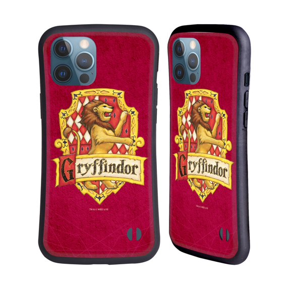 Head Case Designs Officially Licensed Harry Potter Sorcerer's Stone I Gryffindor Crest Hybrid Case Compatible with Apple iPhone 12 Pro Max