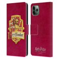 thumbnail image 1 of Head Case Designs Officially Licensed Harry Potter Sorcerer's Stone I Gryffindor Crest Leather Book Wallet Case Cover Compatible with Apple iPhone 11 Pro Max, 1 of 6