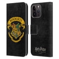 thumbnail image 1 of Head Case Designs Officially Licensed Harry Potter Sorcerer's Stone I Hogwarts Crest Leather Book Wallet Case Cover Compatible with Apple iPhone 15 Pro Max, 1 of 6