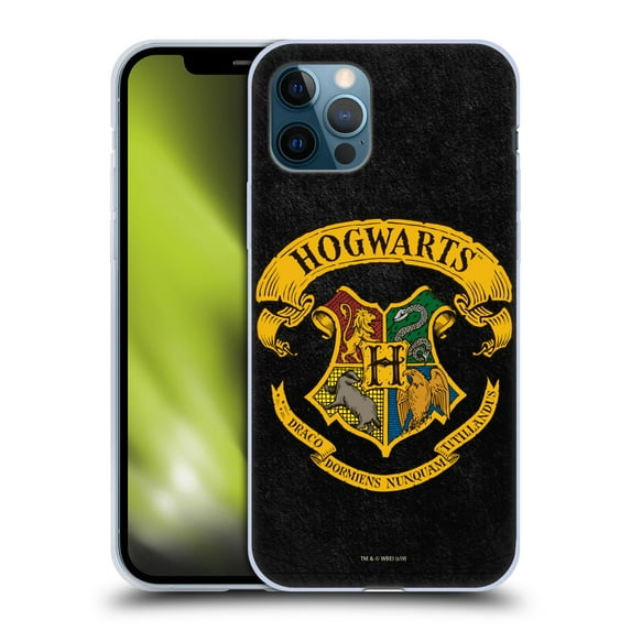 Head Case Designs Officially Licensed Harry Potter Sorcerer's Stone I Hogwarts Crest Soft Gel Case Compatible with Apple iPhone 12 / iPhone 12 Pro