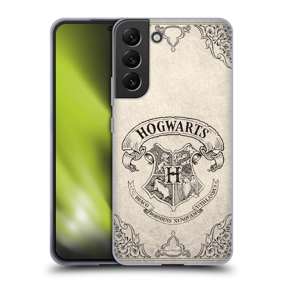 Head Case Designs Officially Licensed Harry Potter Sorcerer's Stone I Hogwarts Parchment Soft Gel Case Compatible with Samsung Galaxy S22+ 5G