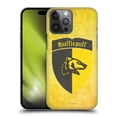 thumbnail image 1 of Head Case Designs Officially Licensed Harry Potter Sorcerer's Stone I Hufflepuff Crest Hard Back Case Compatible with Apple iPhone 14 Pro Max, 1 of 7