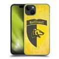 thumbnail image 1 of Head Case Designs Officially Licensed Harry Potter Sorcerer's Stone I Hufflepuff Crest Hard Back Case Compatible with Apple iPhone 15 Plus, 1 of 7