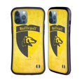 thumbnail image 1 of Head Case Designs Officially Licensed Harry Potter Sorcerer's Stone I Hufflepuff Crest Hybrid Case Compatible with Apple iPhone 12 Pro Max, 1 of 7