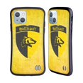 thumbnail image 1 of Head Case Designs Officially Licensed Harry Potter Sorcerer's Stone I Hufflepuff Crest Hybrid Case Compatible with Apple iPhone 14, 1 of 7