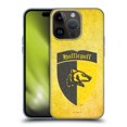 thumbnail image 1 of Head Case Designs Officially Licensed Harry Potter Sorcerer's Stone I Hufflepuff Crest Soft Gel Case Compatible with Apple iPhone 15 Pro, 1 of 7