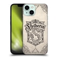 thumbnail image 1 of Head Case Designs Officially Licensed Harry Potter Sorcerer's Stone I Slytherin Parchment Hard Back Case Compatible with Apple iPhone 13 Mini, 1 of 7