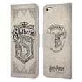 thumbnail image 1 of Head Case Designs Officially Licensed Harry Potter Sorcerer's Stone I Slytherin Parchment Leather Book Wallet Case Compatible with Apple iPhone 6 Plus / iPhone 6s Plus, 1 of 6
