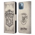 thumbnail image 1 of Head Case Designs Officially Licensed Harry Potter Sorcerer's Stone I Slytherin Parchment Leather Book Wallet Case Cover Compatible with Apple iPhone 13, 1 of 6