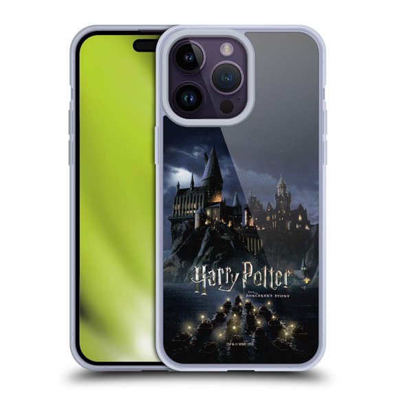Head Case Designs Officially Licensed Harry Potter Sorcerer's Stone II Castle Soft Gel Case Compatible with Apple iPhone 14 Pro Max
