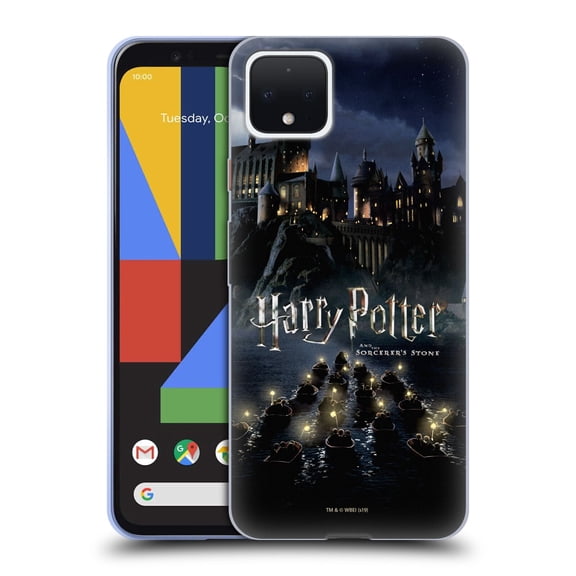 Head Case Designs Officially Licensed Harry Potter Sorcerer's Stone II Castle Soft Gel Case Compatible with Google Pixel 4