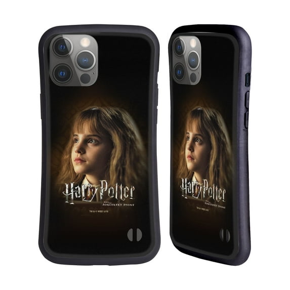 Head Case Designs Officially Licensed Harry Potter Sorcerer's Stone II Hermione Granger Hybrid Case Compatible with Apple iPhone 14 Pro Max