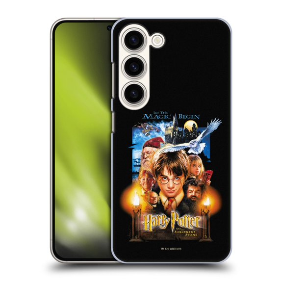 Head Case Designs Officially Licensed Harry Potter Sorcerer's Stone II Poster 1 Hard Back Case Compatible with Samsung Galaxy S23 5G