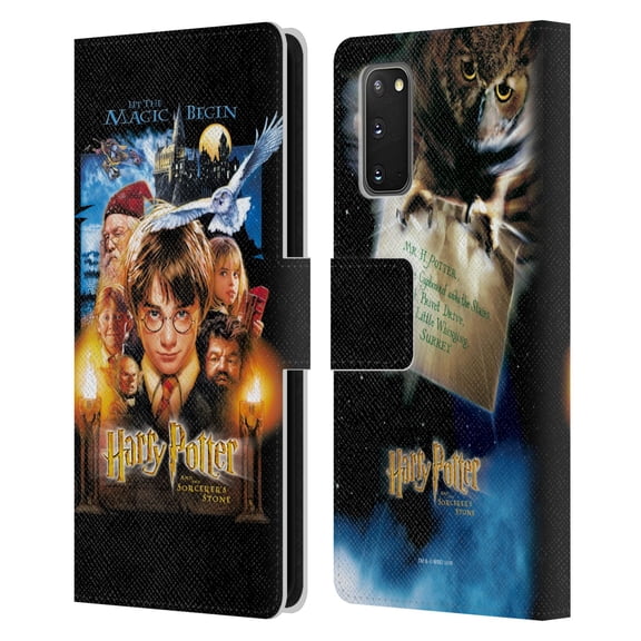 Head Case Designs Officially Licensed Harry Potter Sorcerer's Stone II Poster 1 Leather Book Wallet Case Cover Compatible with Samsung Samsung Galaxy S20 / S20 5G
