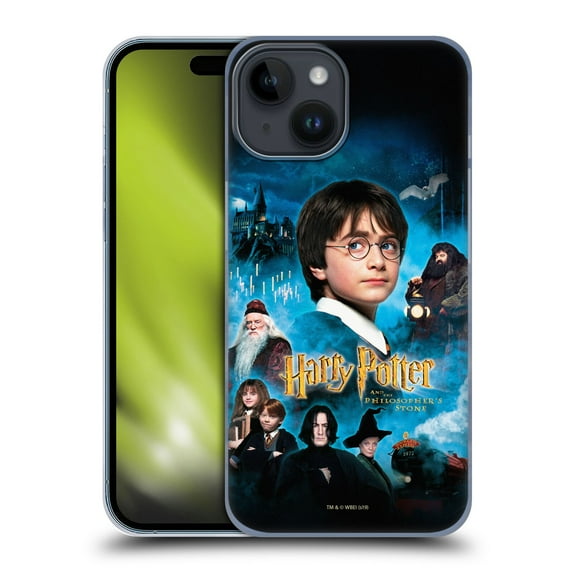 Head Case Designs Officially Licensed Harry Potter Sorcerer's Stone II Poster 2 Hard Back Case Compatible with Apple iPhone 15