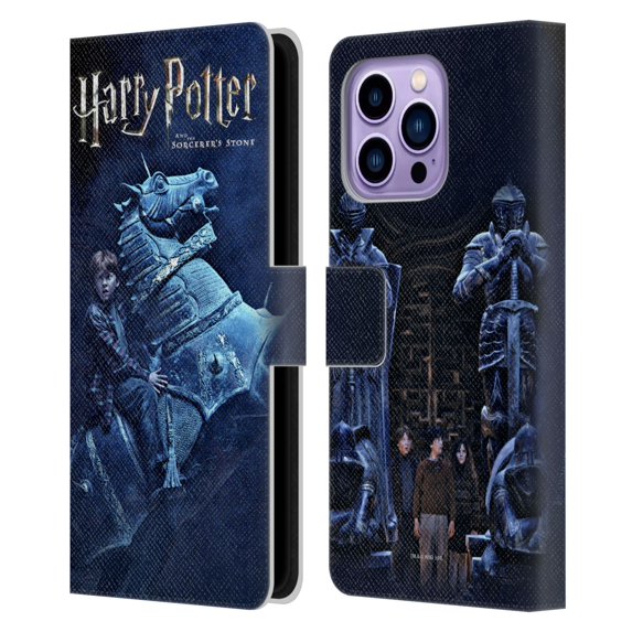 Head Case Designs Officially Licensed Harry Potter Sorcerer's Stone II Ron Weasley Leather Book Wallet Case Cover Compatible with Apple iPhone 14 Pro Max