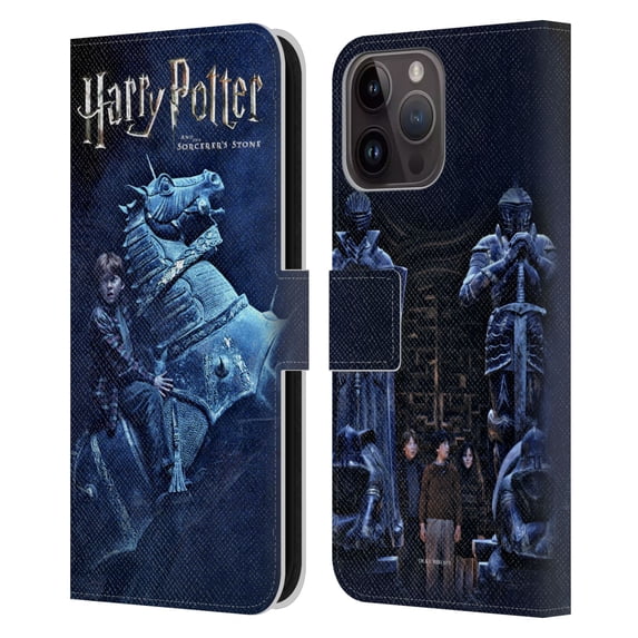 Head Case Designs Officially Licensed Harry Potter Sorcerer's Stone II Ron Weasley Leather Book Wallet Case Cover Compatible with Apple iPhone 15 Pro Max