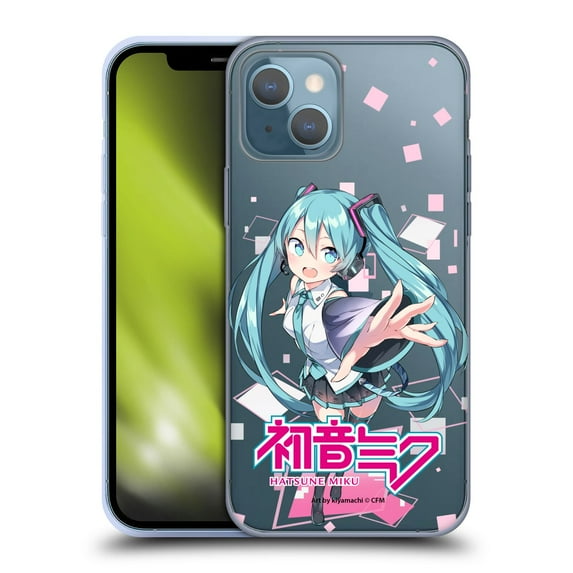 Head Case Designs Officially Licensed Hatsune Miku Graphics Cute Soft Gel Case Compatible with Apple iPhone 13