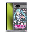 thumbnail image 1 of Head Case Designs Officially Licensed Hatsune Miku Graphics Cute Soft Gel Case Compatible with Google Pixel 7a, 1 of 7