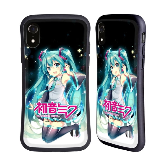 Head Case Designs Officially Licensed Hatsune Miku Graphics Night Sky Hybrid Case Compatible with Apple iPhone XR