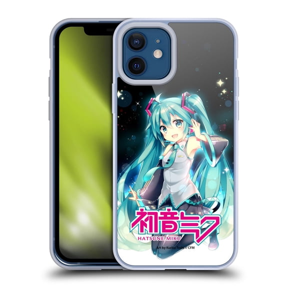 Head Case Designs Hatsune Miku Graphics Night Sky Soft Gel Case for Apple iPhone 12 / iPhone 12 Pro