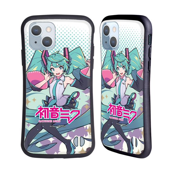 Head Case Designs Officially Licensed Hatsune Miku Graphics Pastels Hybrid Case Compatible with Apple iPhone 14