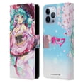 thumbnail image 1 of Head Case Designs Officially Licensed Hatsune Miku Graphics Sakura Leather Book Wallet Case Cover Compatible with Apple iPhone 13 Pro Max, 1 of 6