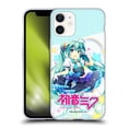 thumbnail image 1 of Head Case Designs Officially Licensed Hatsune Miku Graphics Stars And Rainbow Soft Gel Case Compatible with Apple iPhone 12 Mini, 1 of 7