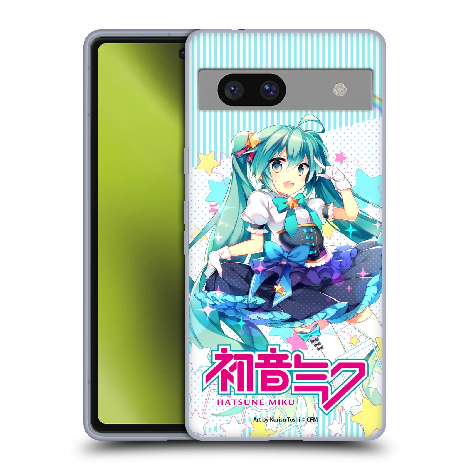 Head Case Designs Custodia Hatsune Miku Per Xiaomi Redmi Note 8T – Morbida Al Gel, Ufficiale E Super Colorata - 2