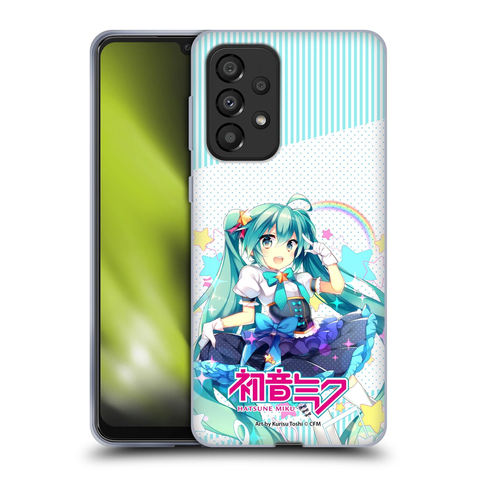 Head Case Designs Officially Licensed Hatsune Miku Graphics Stars And  Rainbow Soft Gel Case Compatible with Samsung Galaxy A33 5G (2022)