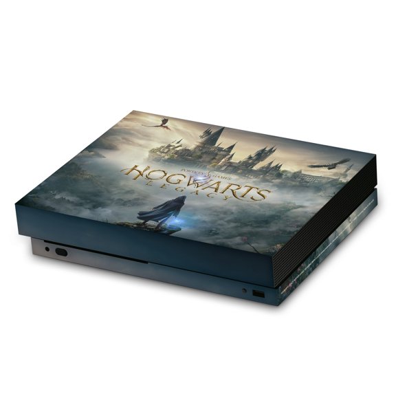 Head Case Designs Officially Licensed Hogwarts Legacy Graphics Key Art Vinyl Sticker Skin Decal Cover Compatible with Microsoft Xbox One X Console